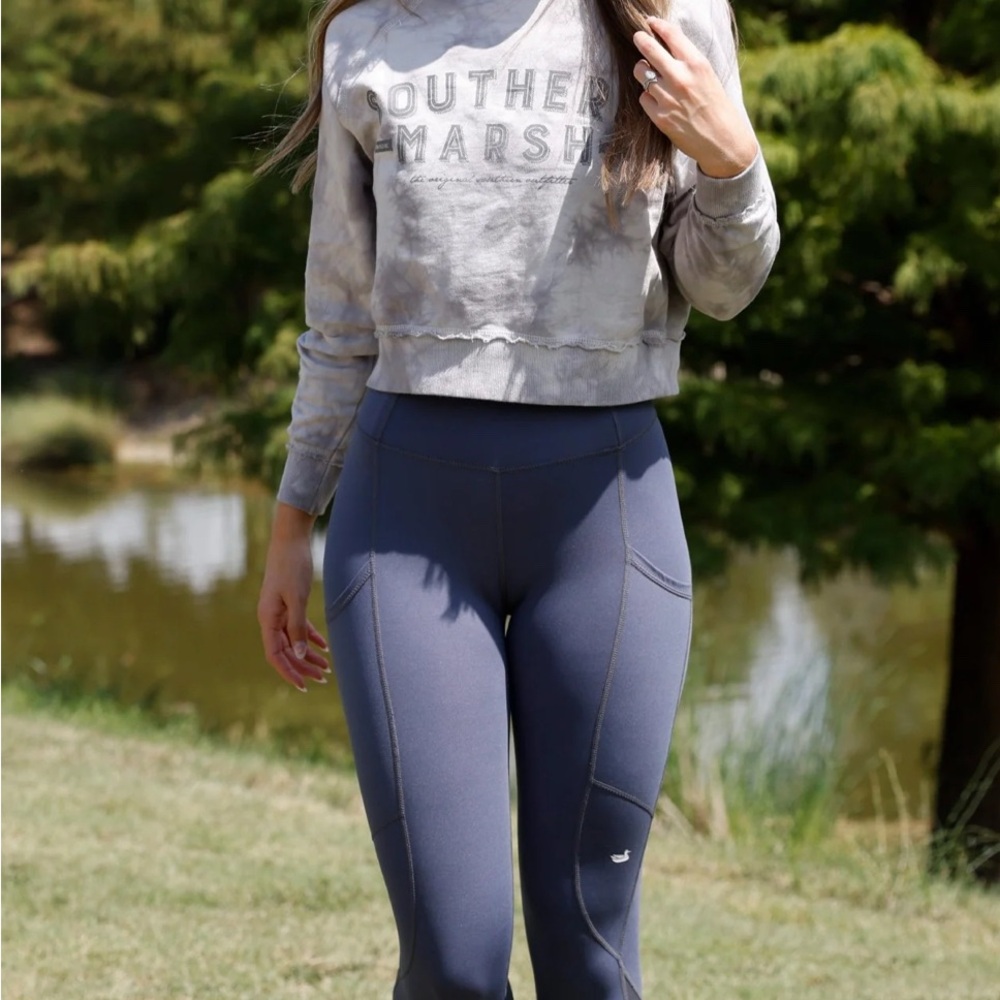 Southern Marsh Gray Leggings Athleisure Essential